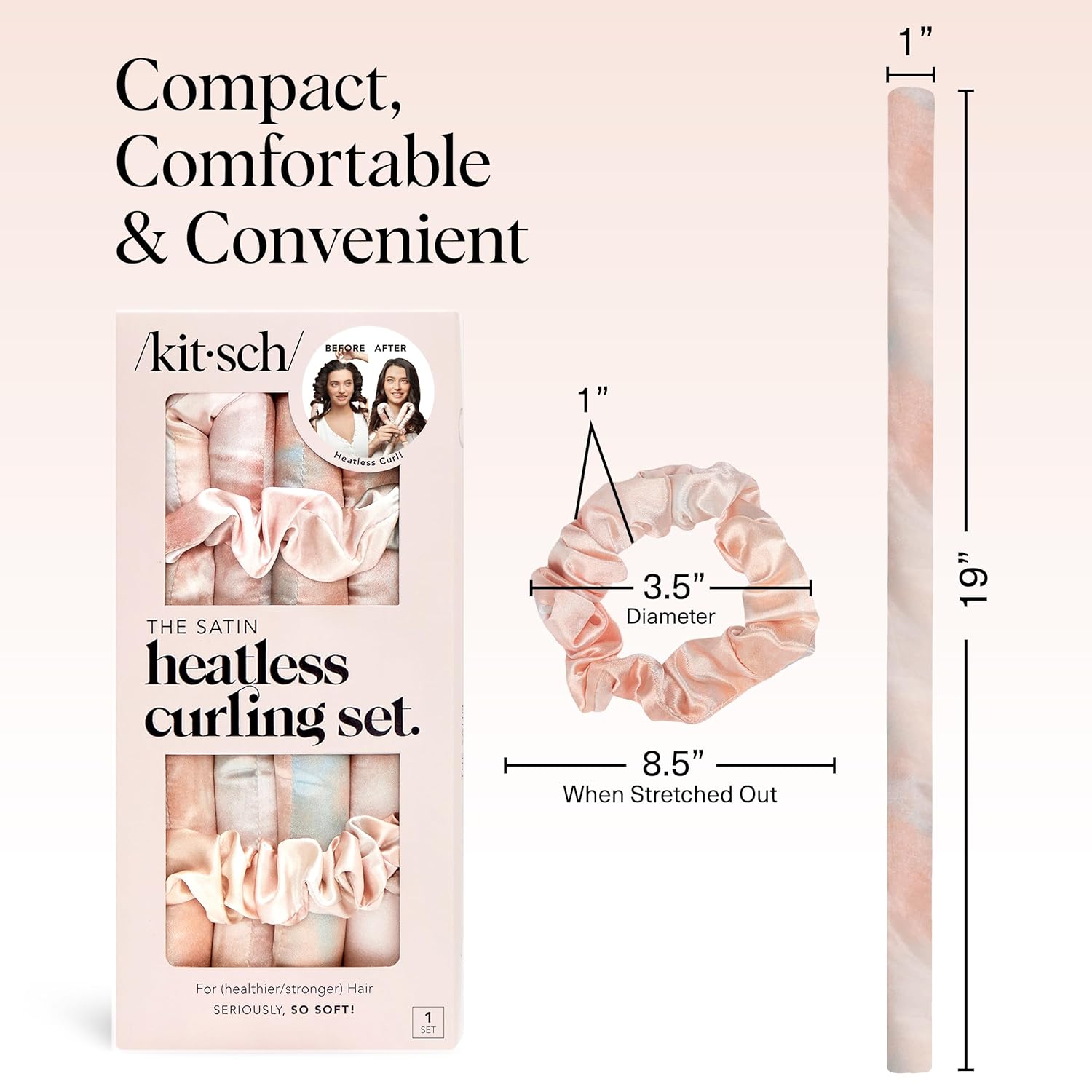 Satin Sleep Curl Set