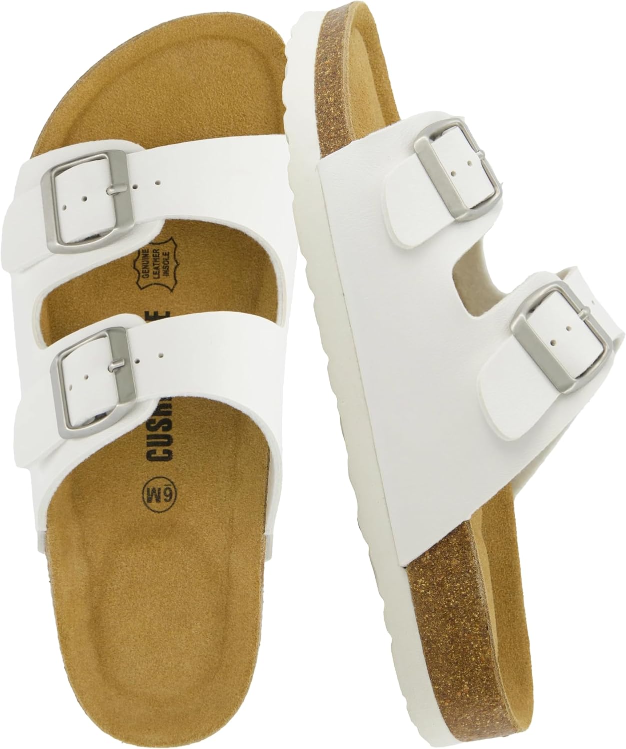 CorkComfort Double Buckle Sandals