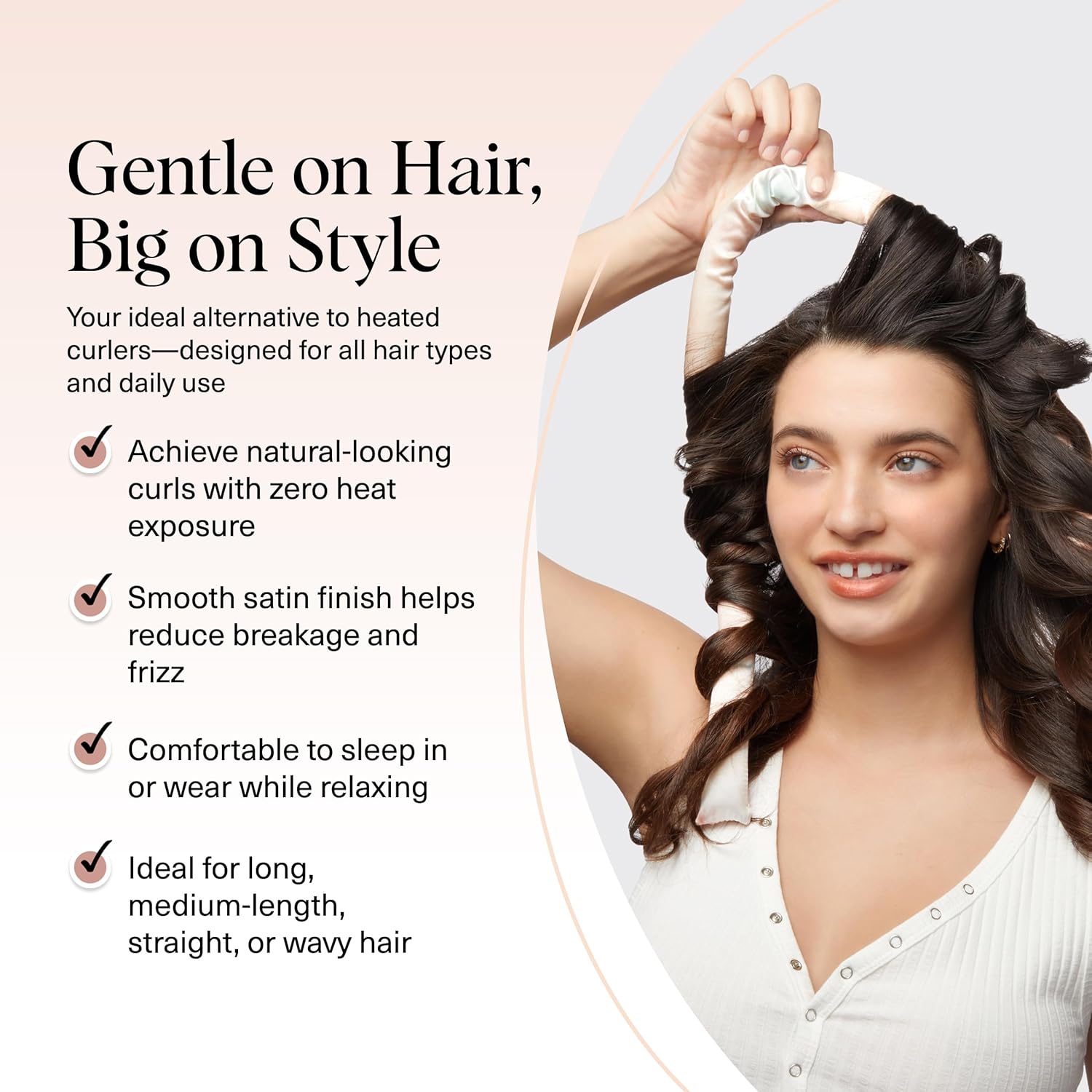 Satin Sleep Curl Set